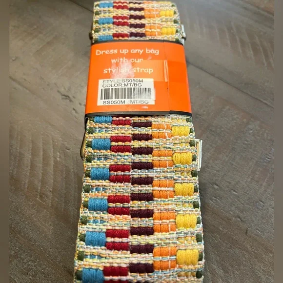 Alba Colorful 2”Wide Bag Strap - Picture 4 of 5